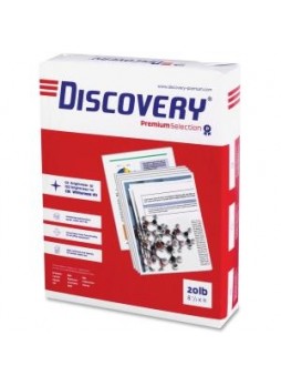Discovery, 12534 Multipurpose Paper, 8.5" x 11", Letter size,  White, 20lb, 92 brightness, Box of 10